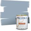 imagePRESTIGE Paints Exterior Paint and Primer In One 1Gallon Satin Comparable Match of Sherwin Williams AleutianAleutian