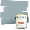 imagePRESTIGE Paints Exterior Paint and Primer In One 1Gallon Satin Comparable Match of Sherwin Williams AleutianSW6220PCM