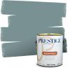imagePRESTIGE Paints Exterior Paint and Primer In One 1Gallon Satin Comparable Match of Sherwin Williams AleutianSW6221PCM