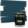 imagePRESTIGE Paints Exterior Paint and Primer In One 1Gallon Satin Comparable Match of Sherwin Williams AleutianSW6230PCM