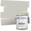 imagePRESTIGE Paints Exterior Paint and Primer In One 1Gallon Satin Comparable Match of Sherwin Williams Black MagicRepose Gray