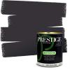 imagePRESTIGE Paints Exterior Paint and Primer In One 1Gallon Satin Comparable Match of Sherwin Williams Black MagicSW6989PCM