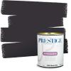 imagePRESTIGE Paints Exterior Paint and Primer In One 1Gallon Satin Comparable Match of Sherwin Williams Black MagicSW6989PCM