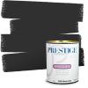 imagePRESTIGE Paints Exterior Paint and Primer In One 1Gallon Satin Comparable Match of Sherwin Williams Black MagicSW6990PCM