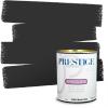 imagePRESTIGE Paints Exterior Paint and Primer In One 1Gallon Satin Comparable Match of Sherwin Williams Black MagicSW6991PCM