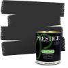 imagePRESTIGE Paints Exterior Paint and Primer In One 1Gallon Satin Comparable Match of Sherwin Williams Black MagicSW6991PCM
