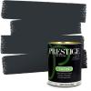imagePRESTIGE Paints Exterior Paint and Primer In One 1Gallon Satin Comparable Match of Sherwin Williams Black MagicSW6992PCM