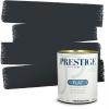 imagePRESTIGE Paints Exterior Paint and Primer In One 1Gallon Satin Comparable Match of Sherwin Williams Black MagicSW6992PCM