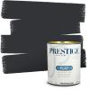 imagePRESTIGE Paints Exterior Paint and Primer In One 1Gallon Satin Comparable Match of Sherwin Williams Black MagicSW6993PCM