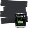 imagePRESTIGE Paints Exterior Paint and Primer In One 1Gallon Satin Comparable Match of Sherwin Williams Black MagicSW6993PCM
