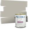 imagePRESTIGE Paints Exterior Paint and Primer In One 1Gallon Satin Comparable Match of Sherwin Williams Black MagicSW7016PCM