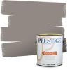 imagePRESTIGE Paints Exterior Paint and Primer In One 1Gallon Satin Comparable Match of Sherwin Williams Black MagicSW7018PCM