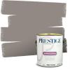 imagePRESTIGE Paints Exterior Paint and Primer In One 1Gallon Satin Comparable Match of Sherwin Williams Black MagicSW7018PCM