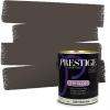 imagePRESTIGE Paints Exterior Paint and Primer In One 1Gallon Satin Comparable Match of Sherwin Williams Black MagicSW7020PCM