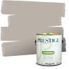 imagePRESTIGE Paints Exterior Paint and Primer In One 1Gallon Satin Comparable Match of Sherwin Williams Black MagicSW7023PCM