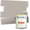 imagePRESTIGE Paints Exterior Paint and Primer In One 1Gallon Satin Comparable Match of Sherwin Williams Black MagicSW7023PCM