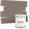 imagePRESTIGE Paints Exterior Paint and Primer In One 1Gallon Satin Comparable Match of Sherwin Williams Black MagicSW7025PCM