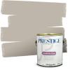 imagePRESTIGE Paints Exterior Paint and Primer In One 1Gallon Satin Comparable Match of Sherwin Williams Black MagicSW7030PCM