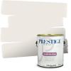 imagePRESTIGE Paints Exterior Paint and Primer In One 1Gallon SemiGloss Comparable Match of Sherwin Williams Pure WhiteSW7001PCM