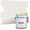 imagePRESTIGE Paints Exterior Paint and Primer In One 1Gallon SemiGloss Comparable Match of Sherwin Williams Pure WhiteSW7001PCM