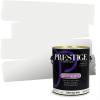imagePRESTIGE Paints Exterior Paint and Primer In One 1Gallon SemiGloss Comparable Match of Sherwin Williams Pure WhiteSW7006PCM