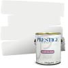 imagePRESTIGE Paints Exterior Paint and Primer In One 1Gallon SemiGloss Comparable Match of Sherwin Williams Pure WhiteSW7006PCM