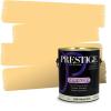 imagePRESTIGE Paints Exterior Paint and Primer In One 1Gallon SemiGloss Comparable Match of Valspar Brushed AlmondButterscotch Cream