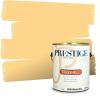 imagePRESTIGE Paints Exterior Paint and Primer In One 1Gallon SemiGloss Comparable Match of Valspar Brushed AlmondButterscotch Cream