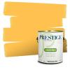 imagePRESTIGE Paints Exterior Paint and Primer In One 1Gallon SemiGloss Comparable Match of Valspar Brushed AlmondChickadee