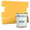 imagePRESTIGE Paints Exterior Paint and Primer In One 1Gallon SemiGloss Comparable Match of Valspar Brushed AlmondChickadee