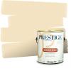 imagePRESTIGE Paints Exterior Paint and Primer In One 1Gallon SemiGloss Comparable Match of Valspar Brushed AlmondCream Cake