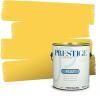 imagePRESTIGE Paints Exterior Paint and Primer In One 1Gallon SemiGloss Comparable Match of Valspar Brushed AlmondDandelion Chain