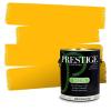 imagePRESTIGE Paints Exterior Paint and Primer In One 1Gallon SemiGloss Comparable Match of Valspar Brushed AlmondGold Abundance