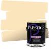 imagePRESTIGE Paints Exterior Paint and Primer In One 1Gallon SemiGloss Comparable Match of Valspar Brushed AlmondHomestead Resort Tea Room Cream