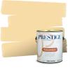 imagePRESTIGE Paints Exterior Paint and Primer In One 1Gallon SemiGloss Comparable Match of Valspar Brushed AlmondHomestead Resort Tea Room Yellow