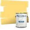 imagePRESTIGE Paints Exterior Paint and Primer In One 1Gallon SemiGloss Comparable Match of Valspar Brushed AlmondHoney Glaze