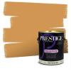 imagePRESTIGE Paints Exterior Paint and Primer In One 1Gallon SemiGloss Comparable Match of Valspar Brushed AlmondLa Fonda Ortiz Gold