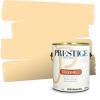 imagePRESTIGE Paints Exterior Paint and Primer In One 1Gallon SemiGloss Comparable Match of Valspar Brushed AlmondMaple Cream