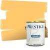 imagePRESTIGE Paints Exterior Paint and Primer In One 1Gallon SemiGloss Comparable Match of Valspar Brushed AlmondMaple Taffy