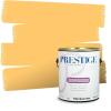 imagePRESTIGE Paints Exterior Paint and Primer In One 1Gallon SemiGloss Comparable Match of Valspar Brushed AlmondMaple Taffy