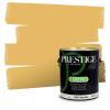 imagePRESTIGE Paints Exterior Paint and Primer In One 1Gallon SemiGloss Comparable Match of Valspar Brushed AlmondMark Twain House Yellow