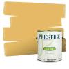 imagePRESTIGE Paints Exterior Paint and Primer In One 1Gallon SemiGloss Comparable Match of Valspar Brushed AlmondMark Twain House Yellow