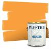 imagePRESTIGE Paints Exterior Paint and Primer In One 1Gallon SemiGloss Comparable Match of Valspar Brushed AlmondMonarch Wing