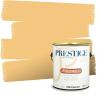 imagePRESTIGE Paints Exterior Paint and Primer In One 1Gallon SemiGloss Comparable Match of Valspar Brushed AlmondPale Butter