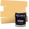 imagePRESTIGE Paints Exterior Paint and Primer In One 1Gallon SemiGloss Comparable Match of Valspar Brushed AlmondPale Butter