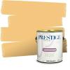 imagePRESTIGE Paints Exterior Paint and Primer In One 1Gallon SemiGloss Comparable Match of Valspar Brushed AlmondPale Butter