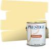 imagePRESTIGE Paints Exterior Paint and Primer In One 1Gallon SemiGloss Comparable Match of Valspar Brushed AlmondPineapple Cream