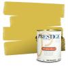 imagePRESTIGE Paints Exterior Paint and Primer In One 1Gallon SemiGloss Comparable Match of Valspar Brushed AlmondSpring Moss