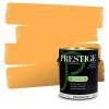 imagePRESTIGE Paints Exterior Paint and Primer In One 1Gallon SemiGloss Comparable Match of Valspar Brushed AlmondSpring Squash