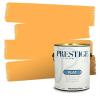 imagePRESTIGE Paints Exterior Paint and Primer In One 1Gallon SemiGloss Comparable Match of Valspar Brushed AlmondSpring Squash